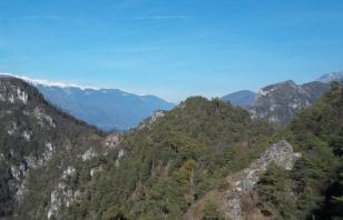 Monte Croce di Perlè e il Lago d'Idro